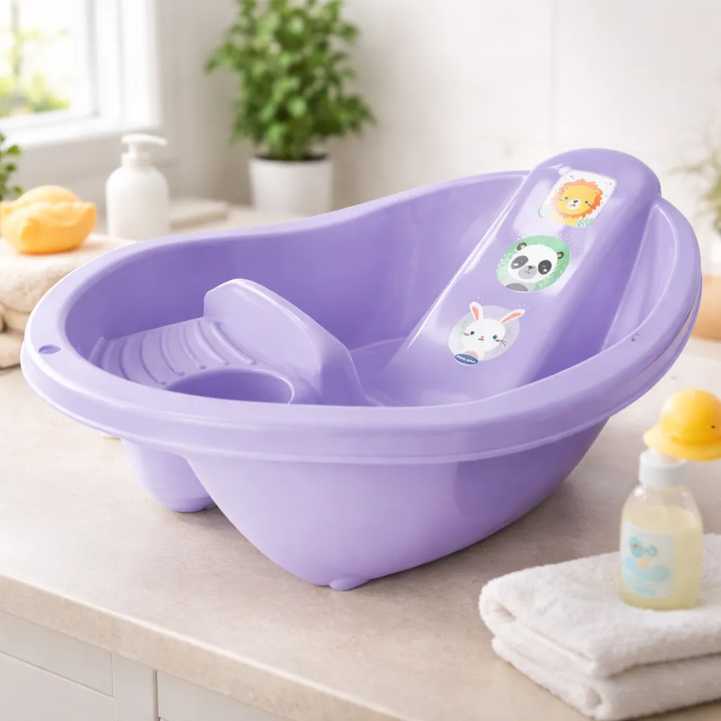 D_NQ_NP_2X_774355-MLA109529012226_042026-F Bañera Ergonomica Bebe Anatomica Con Jabonera Reforzada