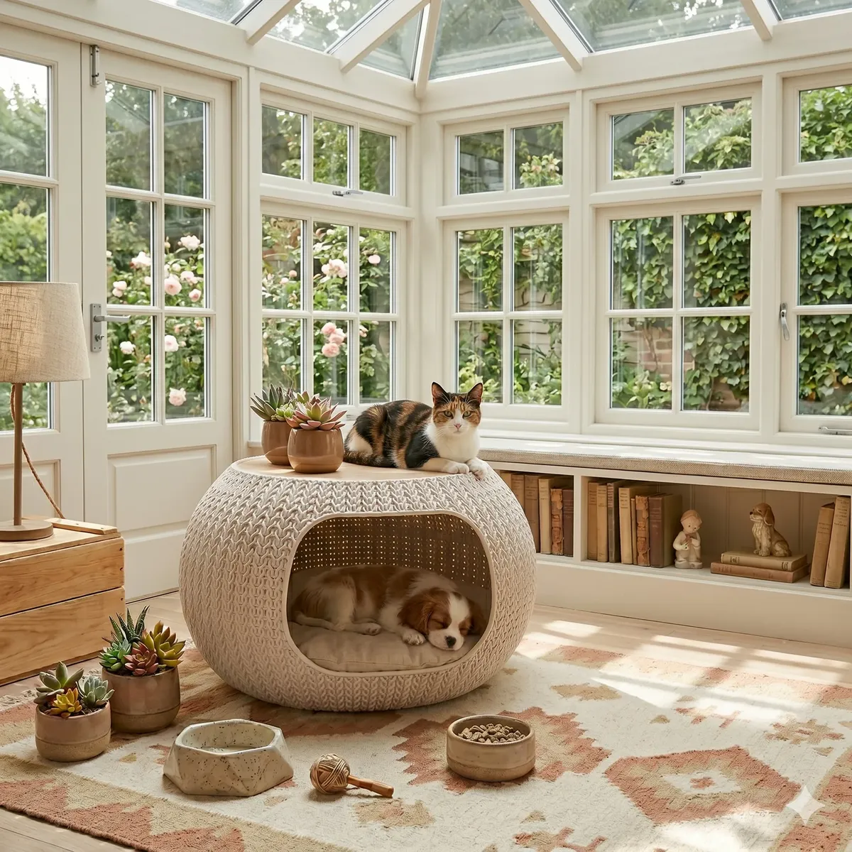 D_NQ_NP_2X_793530-MLA111910286499_052026-F Cama Cucha Perro Puff Mascotas Premium Doble Colchoneta Mesa