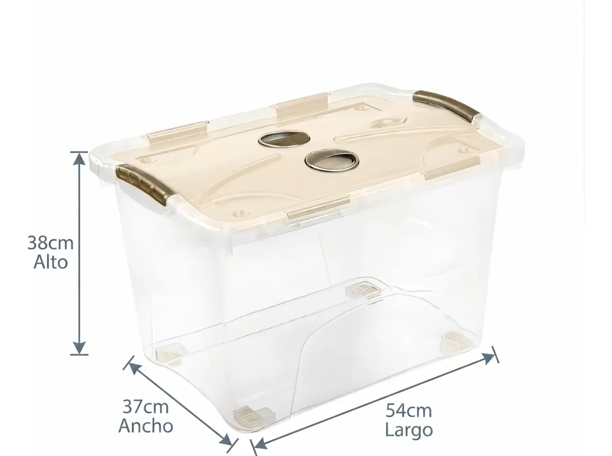 D_NQ_NP_2X_794190-MLA111090024144_052026-F Caja Organizadora 50 L Baul Movil Lock Ruedas Doble Tapa