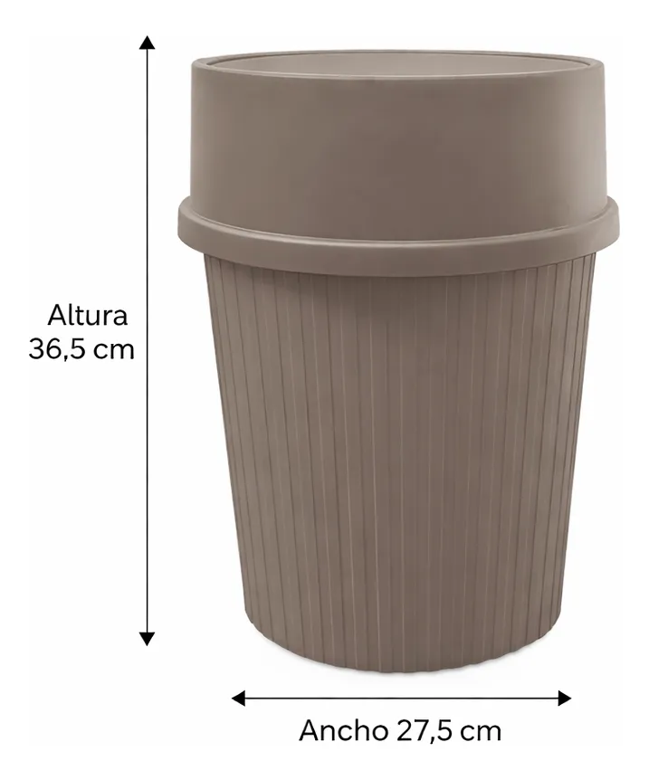 D_NQ_NP_2X_811162-MLA110522455777_042026-F Tacho Basura Cesto Vaiven 11 L Papelero Cocina Baño Oficina