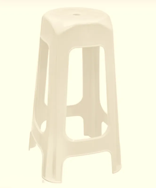D_NQ_NP_2X_835123-MLA112060546233_052026-F Banqueta Taburete Plástico Apilable Reforzado Gris