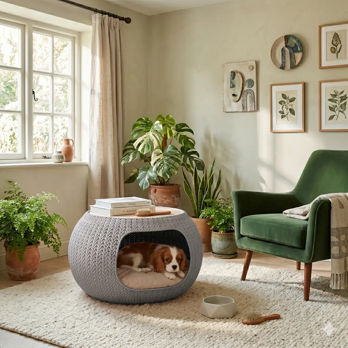 D_NQ_NP_2X_884475-MLA111908386735_052026-F Cama Cucha Perro Puff Mascotas Premium Doble Colchoneta Mesa