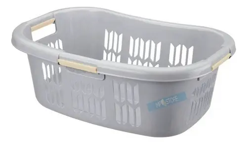 D_NQ_NP_2X_885999-MLA87382427242_072025-F Cesto para ropa rectangular Reyplast Anatomico de plástico x unidad color rosa pálido