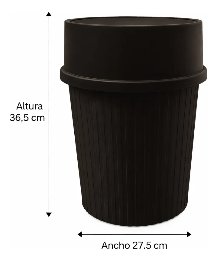 D_NQ_NP_2X_886227-MLA110522485423_042026-F Tacho Basura Cesto Vaiven 11 L Papelero Cocina Baño Oficina