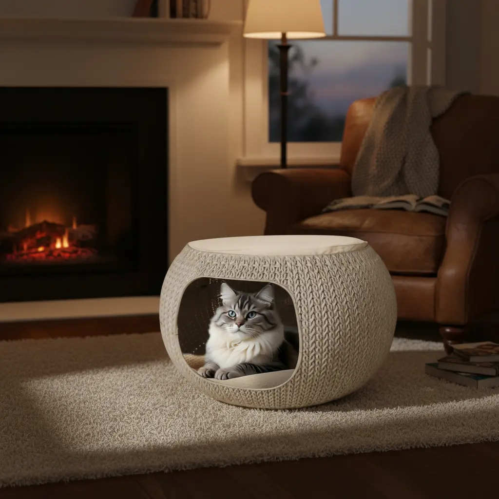 D_NQ_NP_2X_896652-MLA95610735731_102025-F Cama Cucha Perro Puff Mascotas Premium Doble Colchoneta Mesa