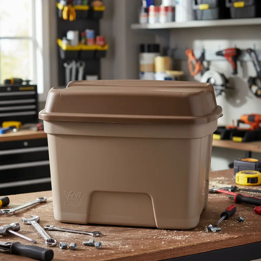 Caja Organizador Contenedor 100 L Resistente Premium Herramientas