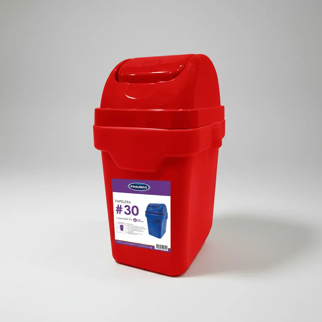 Tacho De Basura Colores Vaivén 30 L