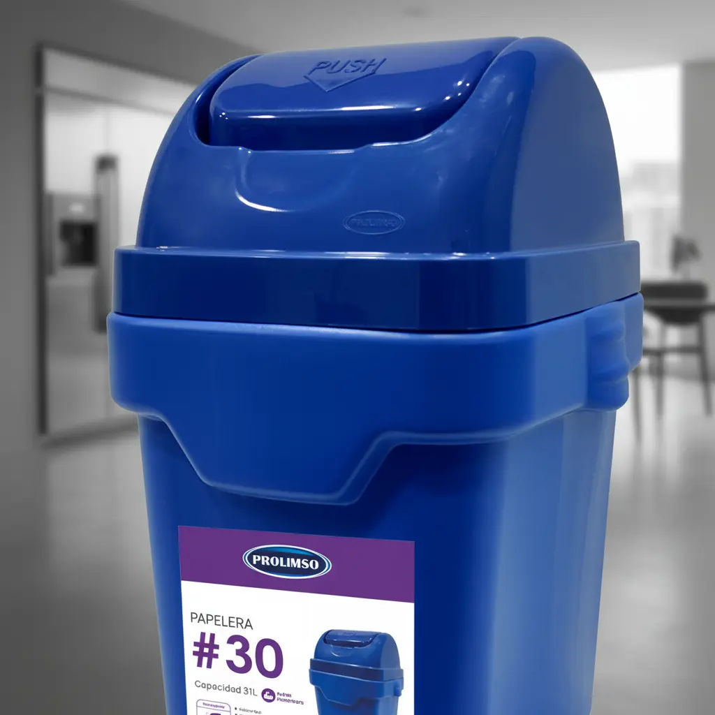 Tacho De Basura Colores Vaivén 30 L
