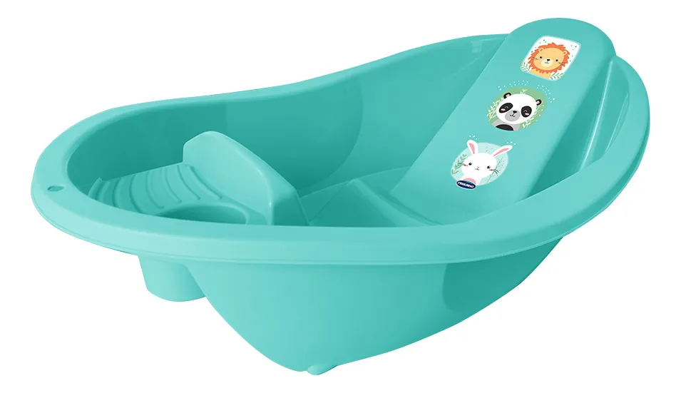 D_NQ_NP_2X_943312-MLA107758505159_022026-F Bañera Ergonomica Bebe Anatomica Con Jabonera Reforzada