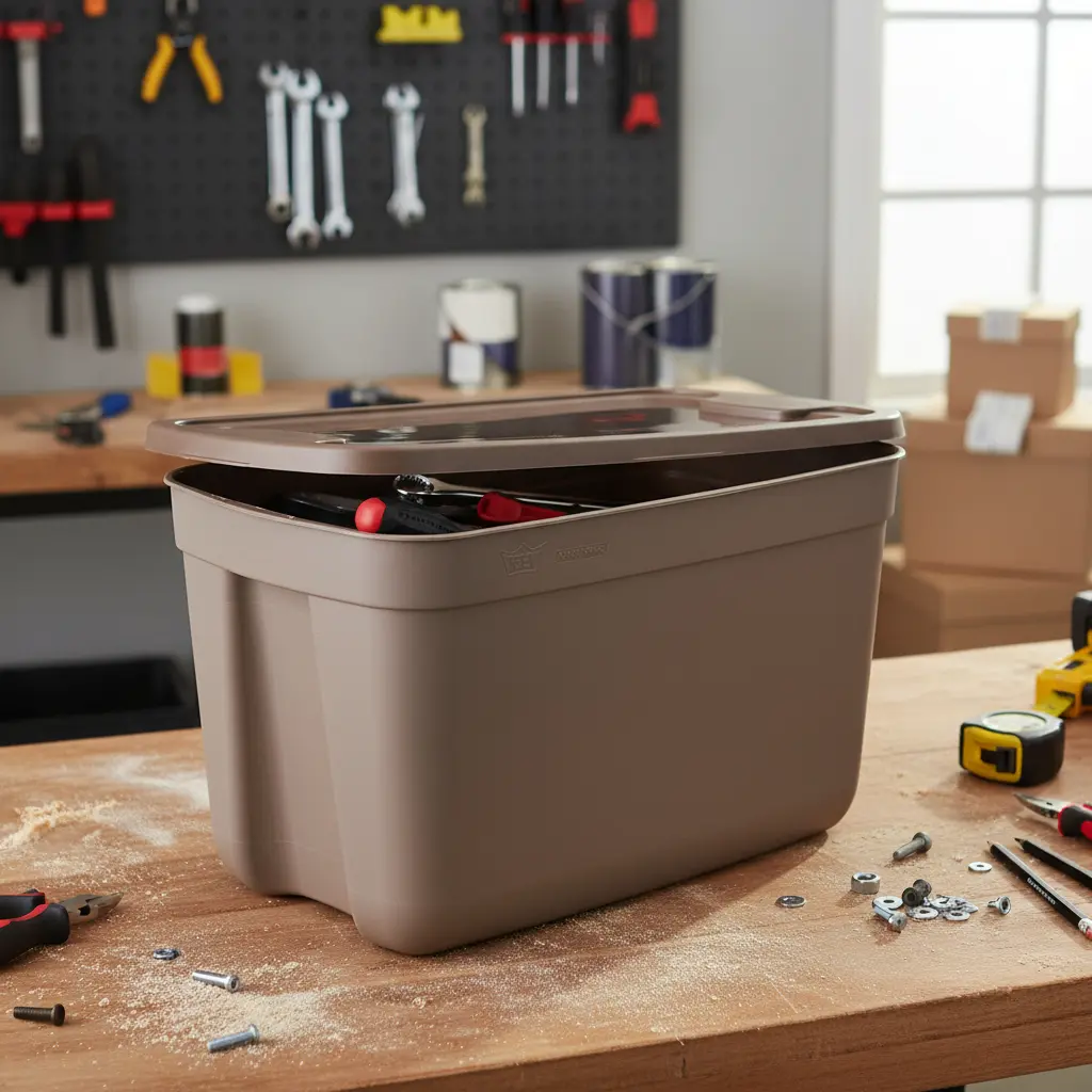 Caja Organizadora Apilable Contenedor 120 L Baul Premium