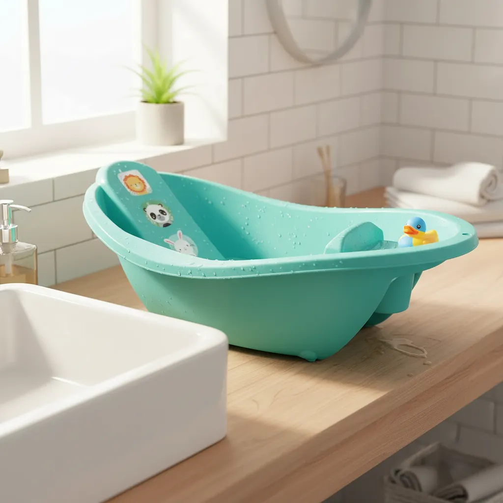 D_NQ_NP_2X_956351-MLA109529609698_042026-F Bañera Ergonomica Bebe Anatomica Con Jabonera Reforzada