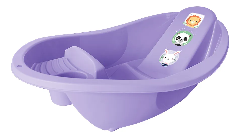 D_NQ_NP_2X_968325-MLA107756301043_022026-F Bañera Ergonomica Bebe Anatomica Con Jabonera Reforzada