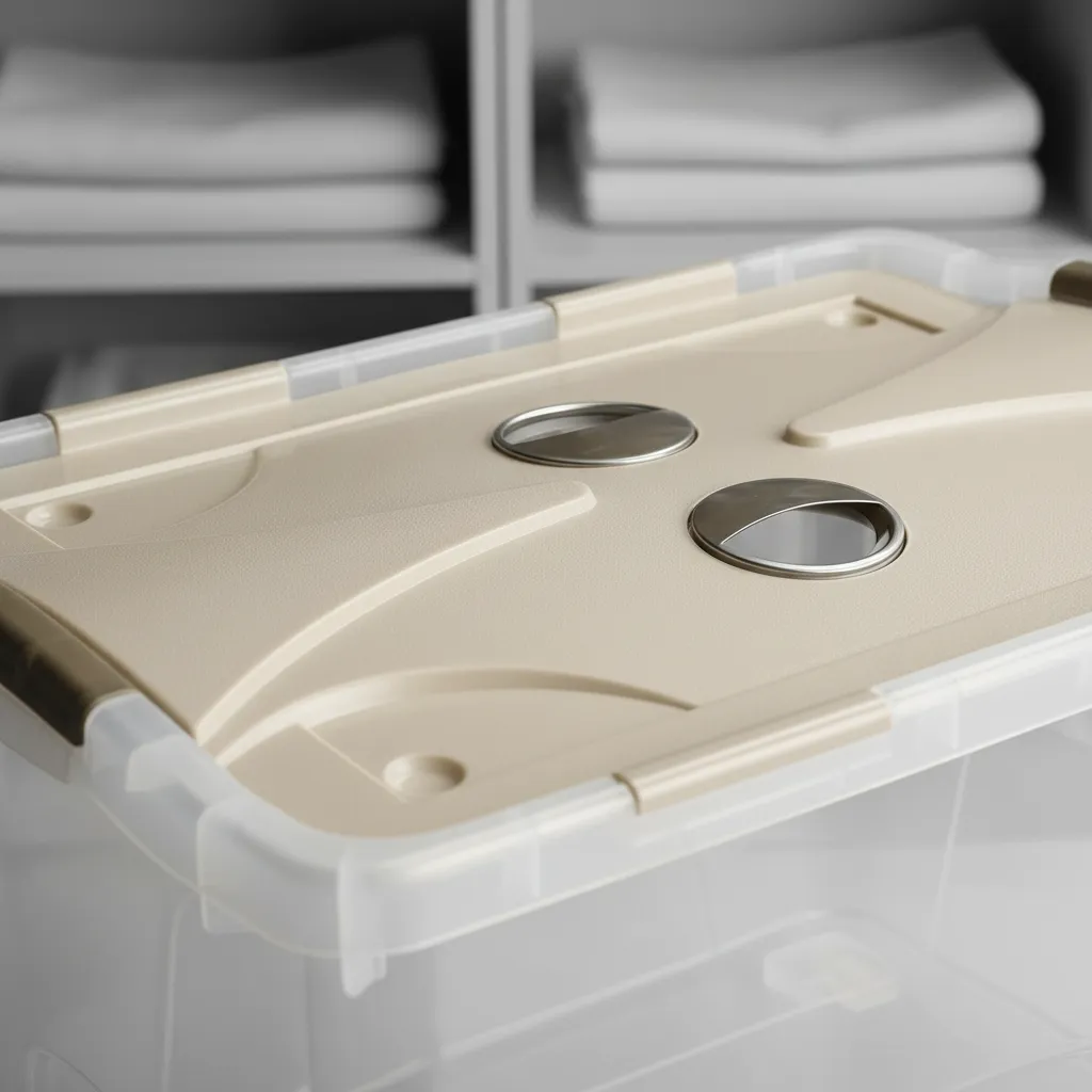 D_NQ_NP_2X_976630-MLA112077405611_052026-F Caja Organizadora 50 L Baul Movil Lock Ruedas Doble Tapa