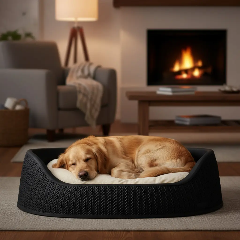 Cama Cucha Perros Premium Abierta Lavable Con Colchoneta